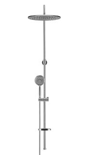 Душевая стойка Swedbe Hermes 5001G1 без смесителя хром/серый